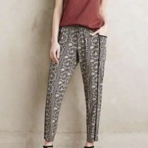 Anthropologie Hei Hei Pants XS black Pradallano Boho Elastic Waist Comfortable
